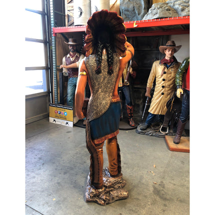 Tobacco Indian Cigar Store Life Size Statue - LM Treasures 