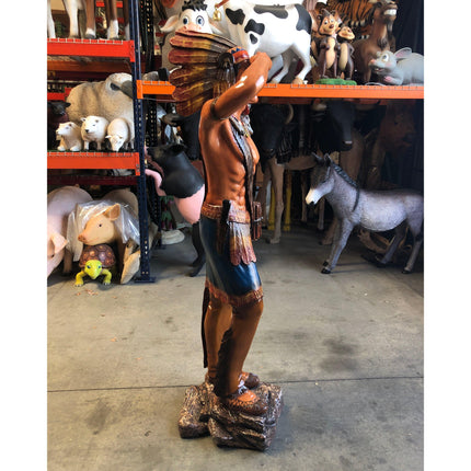 Tobacco Indian Cigar Store Life Size Statue - LM Treasures 