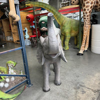 Standing Baby Elephant Statue