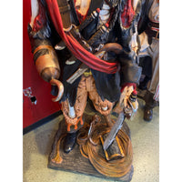 Pirate Captain Hook Skeleton Life Size Statue - LM Treasures 