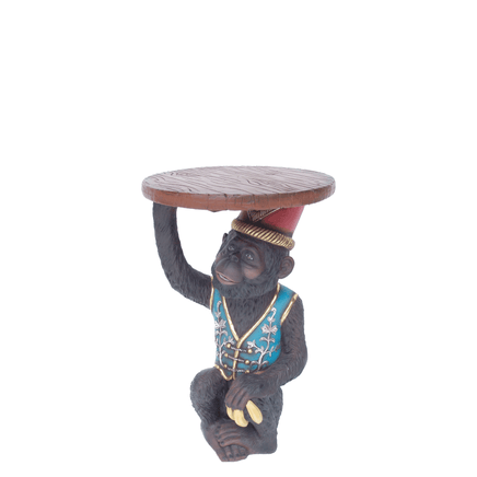 Circus Monkey Table Life Size Statue - LM Treasures 