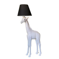 White Baby Giraffe Lamp Statue - LM Treasures 