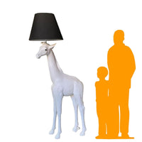 White Baby Giraffe Lamp Statue - LM Treasures 