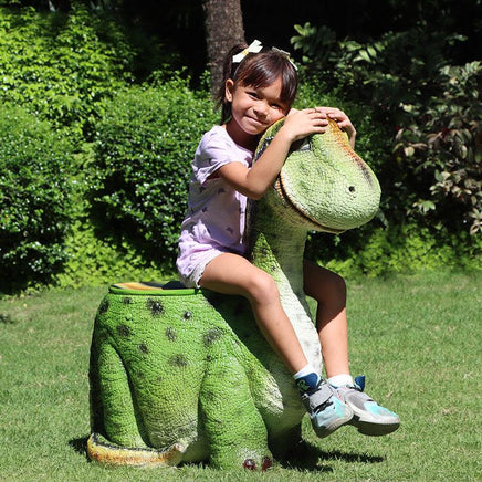 Child's Dinosaur Chair Statue - LM Treasures 