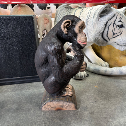 Monkey Chimp Light Table Top Statue