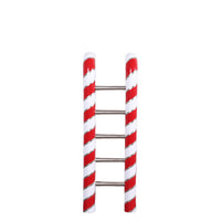 Candy Cane Ladder Over Sized Statue - LM Treasures 