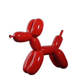 Red Balloon Dog Over Sized Statue - LM Treasures 