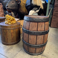 Large Barrel Life Size Statue