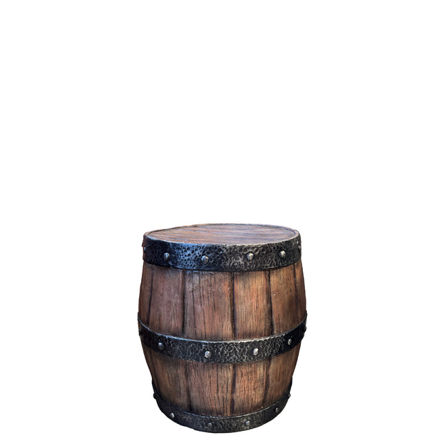 Small Barrel Life Size Statue