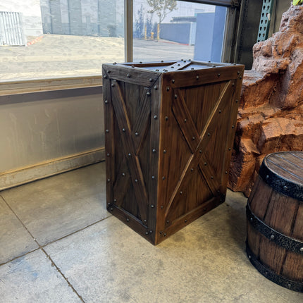 Large Crate Life Size Statue
