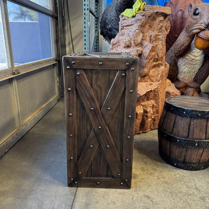 Large Crate Life Size Statue