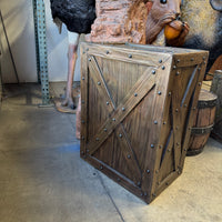 Large Crate Life Size Statue
