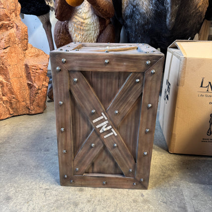 TNT Crate Life Size Statue