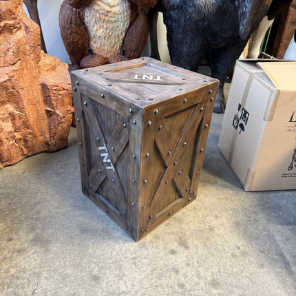 TNT Crate Life Size Statue