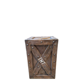 TNT Crate Life Size Statue