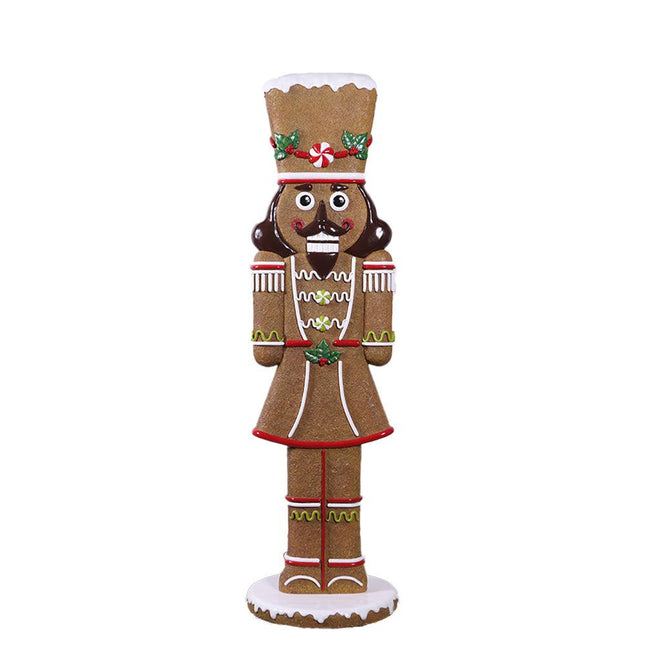 Nutcracker Gingerbread Cookie Over Sized Statue - LM Treasures 
