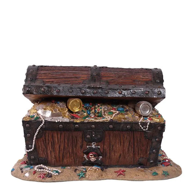 Treasure Chest Pirate's Coffer Statue LM Treasures - H