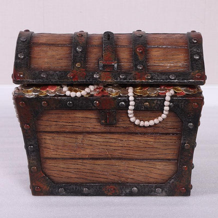 Small Pirate Treasure Chest Statue - LM Treasures 