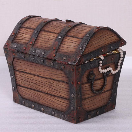 Small Pirate Treasure Chest Statue - LM Treasures 