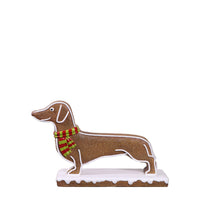 Dog Gingerbread Cookie Over Sized Statue - LM Treasures 