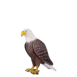 Standing Bald Eagle Life Size Statue - LM Treasures 