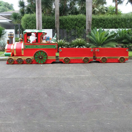 North Pole Express Train Locomotive Statue LM Treasures - H