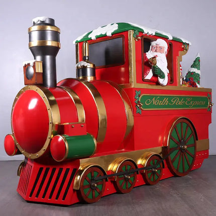 North Pole Express Train Locomotive Statue LM Treasures - H