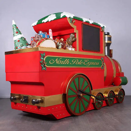 North Pole Express Train Locomotive Statue LM Treasures - H