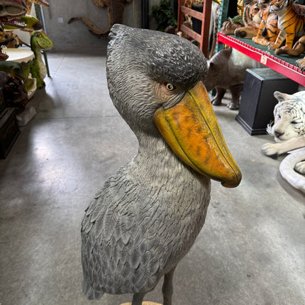 Shoebill Stork Life Size Statue