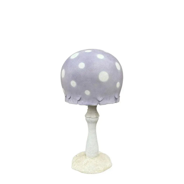 Large Pastel Purple Round Mushroom Statue LM Treasures - H