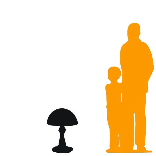 Small Pastel Blue Round Mushroom Statue LM Treasures - H