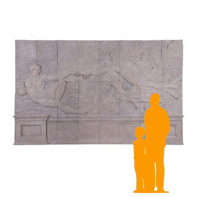 Wall Decor The Creation of Adam Statue LM Treasures - H