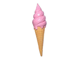 Hanging Strawberry Dipped Ice Cream Twist Statue - LM Treasures 