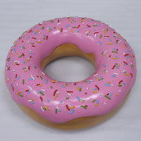 Large Donut Pink with Rainbow Sprinkles Statue - LM Treasures 