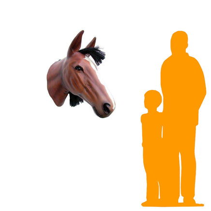 Horse Head Life Size Statue - LM Treasures 