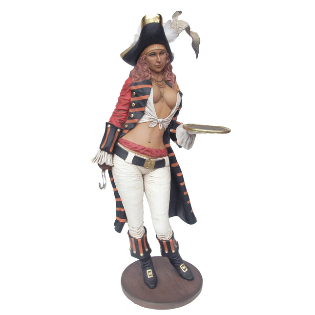 Lady Pirate Butler Life Size Statue LM Treasures - A