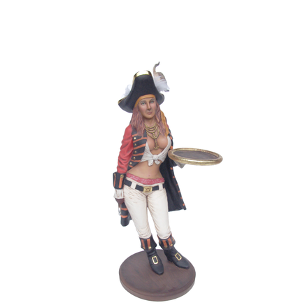 Small Lady Pirate Butler Statue - LM Treasures 
