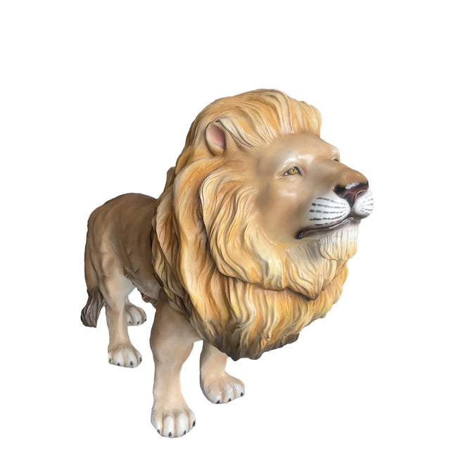 Lion King Walking Life Size Statue LM Treasures - A