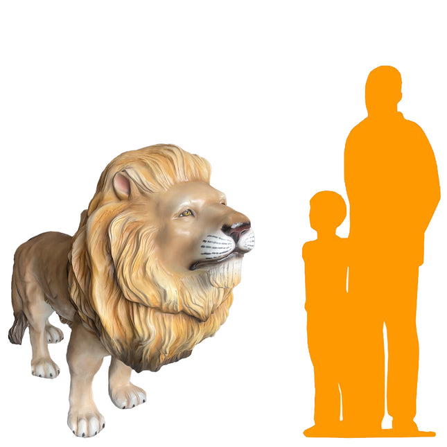 Lion King Walking Life Size Statue