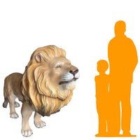 Lion King Walking Life Size Statue