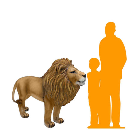 Lion King Walking Life Size Statue - LM Treasures 