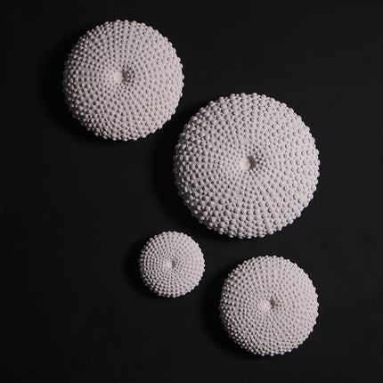 Sea Urchins Set of 4 Fossil Wall Decor Statues