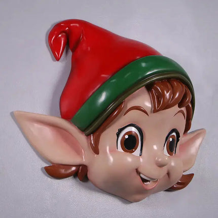 Comic Elf Girl Head Wall Decor Statue LM Treasures - H