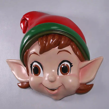 Comic Elf Girl Head Wall Decor Statue LM Treasures - H