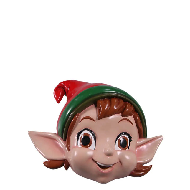 Comic Elf Girl Head Wall Decor Statue LM Treasures - H
