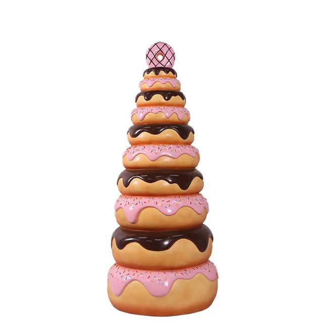 Large Stacked Donut Tree Over Sized Statue LM Treasures - H