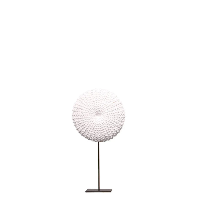 Medium Sea Urchin on Stand Fossil Statue LM Treasures - H