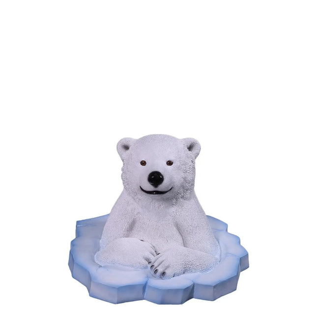 Peeking Baby Polar Bear Cub Statue LM Treasures - H
