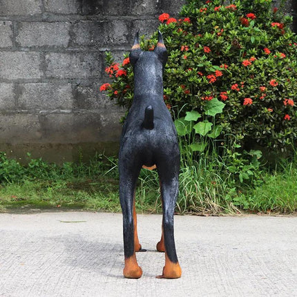 Doberman Dog Life Size Statue LM Treasures - H