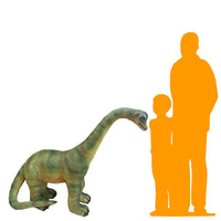 Small Brachiosaurus Baby Dinosaur Statue - LM Treasures 